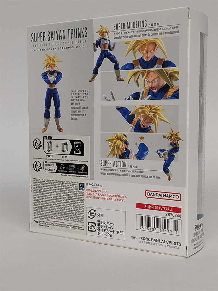Dragon Ball S.H.Figuarts Action Figure S.Saiyan TRUNKS Infinite Latent Super Power