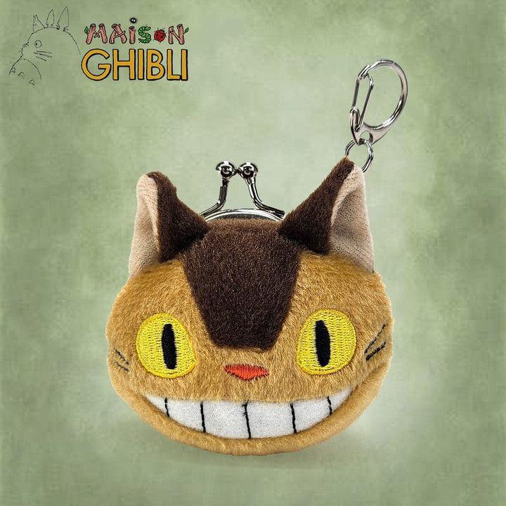 My Neighbor Totoro Funwari Mini Plush Coin Purse Cat Bus