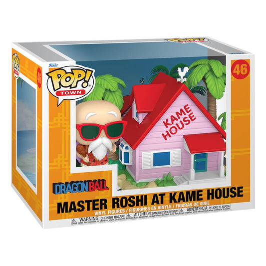 Dragon Ball POP! Town Vinyl Figure Kame House w/Master Roshi - 2
