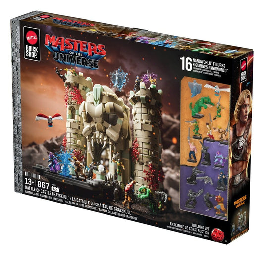 Masters of the Universe Mattel Brick Shop Construction Set Castle Grayskull - 2
