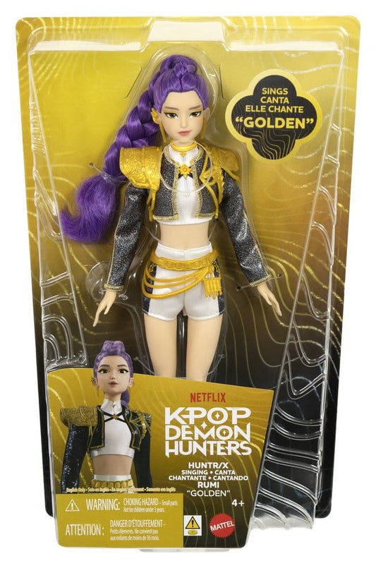 KPop Demon Hunters Singing Doll Huntrix Rumi (Golden) - 2