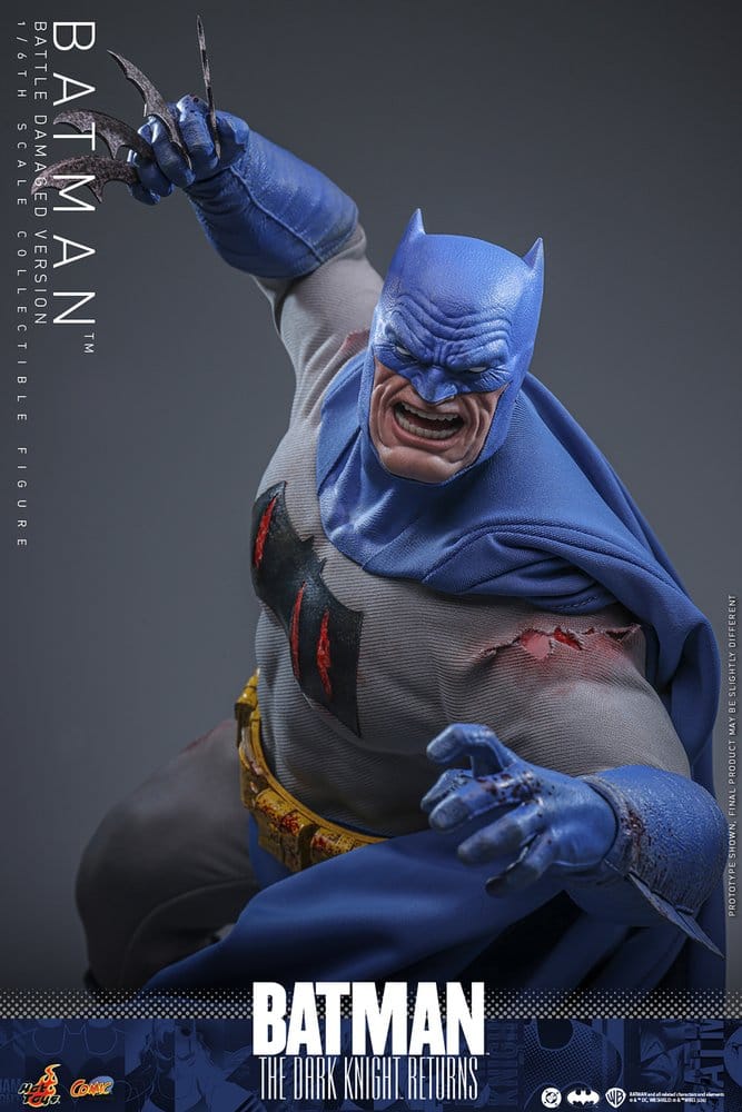 Batman: The Dark Knight Returns Comic Masterpiece Action Figure 1/6 BATMAN (BATTLE DAMAGED VERSION) - 8