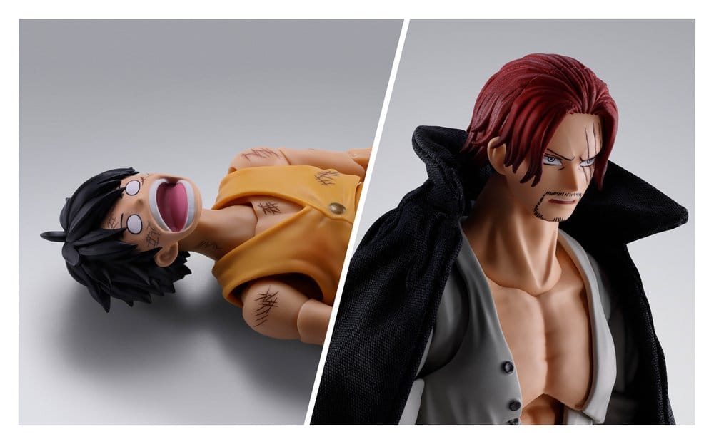 One Piece S.H.Figuarts Action Figure SHANKS -MARINEFORD - 9