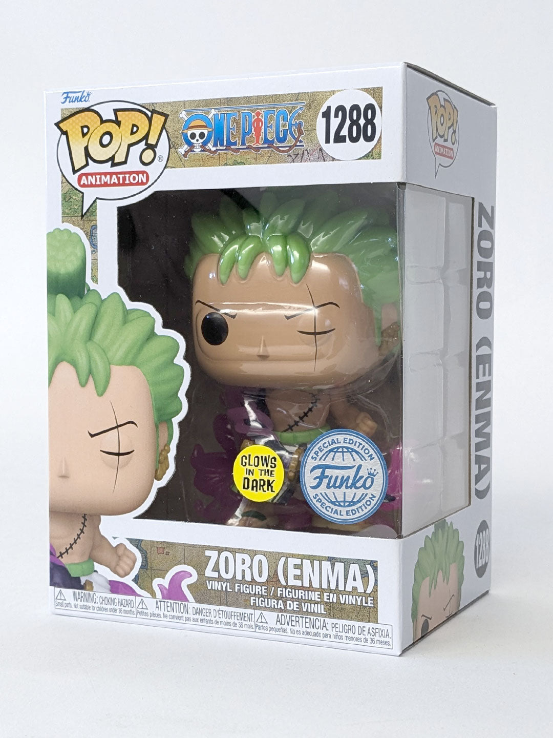 ONE PIECE – POP! ZORO mit Enma (GW) Exklusiv #1288