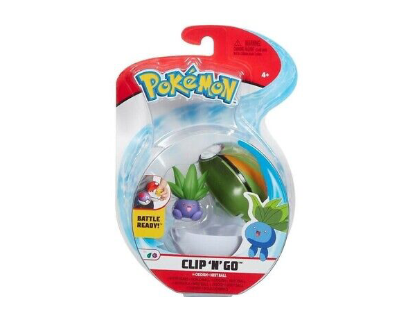Pokemon Clip 'N' Go Pokeball - Oddish