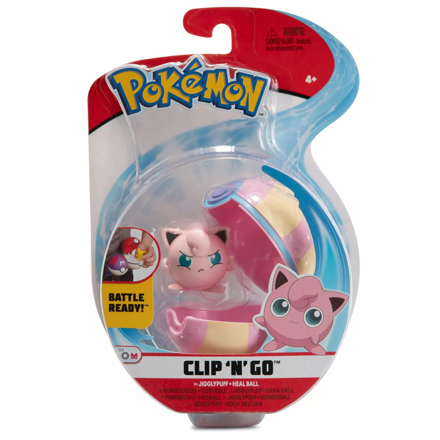 Pokemon Clip 'N' Go Pokeball - Pummeluff