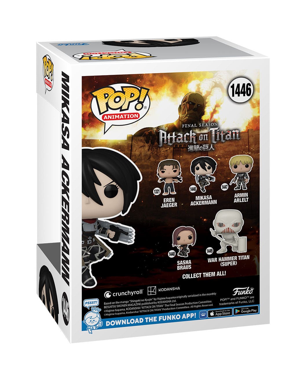 Attack On Titan - POP! Mikasa Ackermann 1446