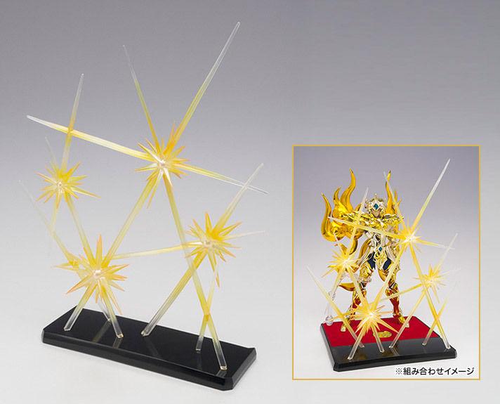 Saint Seiya Myth Cloth EX Leo Aiolia LIGHTNING PLASMA EFFECT