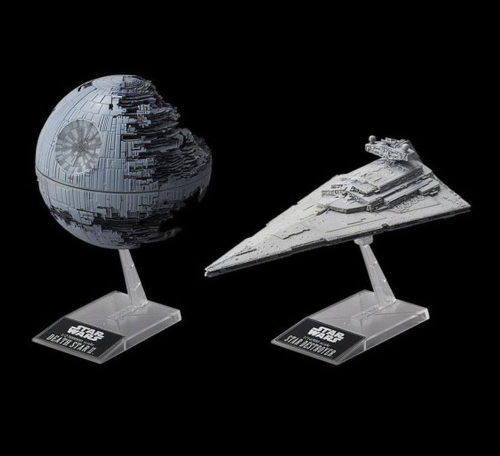 Star Wars Plastic Model Kit DEATH STAR II & IMPERIAL STAR DESTROYER