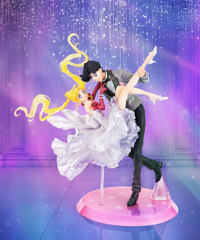 Sailor Moon FiguartsZero Chouette Statue USAGI & TUXEDO MASK Moonlight Glow