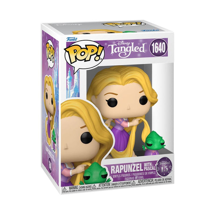 Disney Tangled 15th Princess POP! RAPUNZEL e PASCAL #1640
