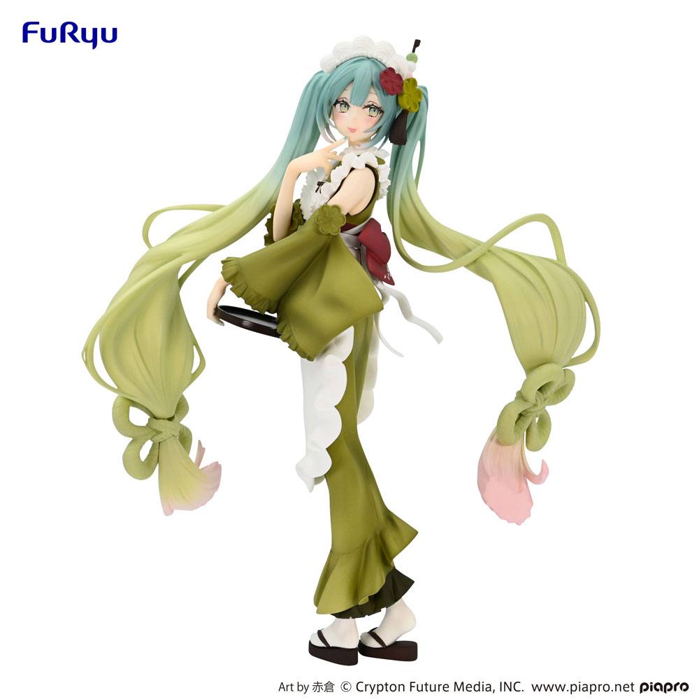Hatsune Miku Figure Matcha Tea Parfait