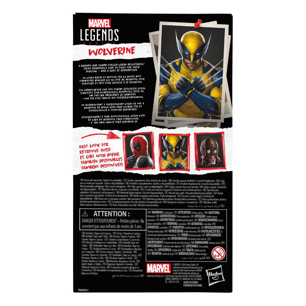 Deadpool & Wolverine Marvel Legends Action Figure WOLVERINE