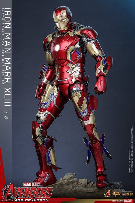 Avengers Movie Masterpiece Diecast Action Figure 1/6 Iron Man Mark XLIII (2.0)