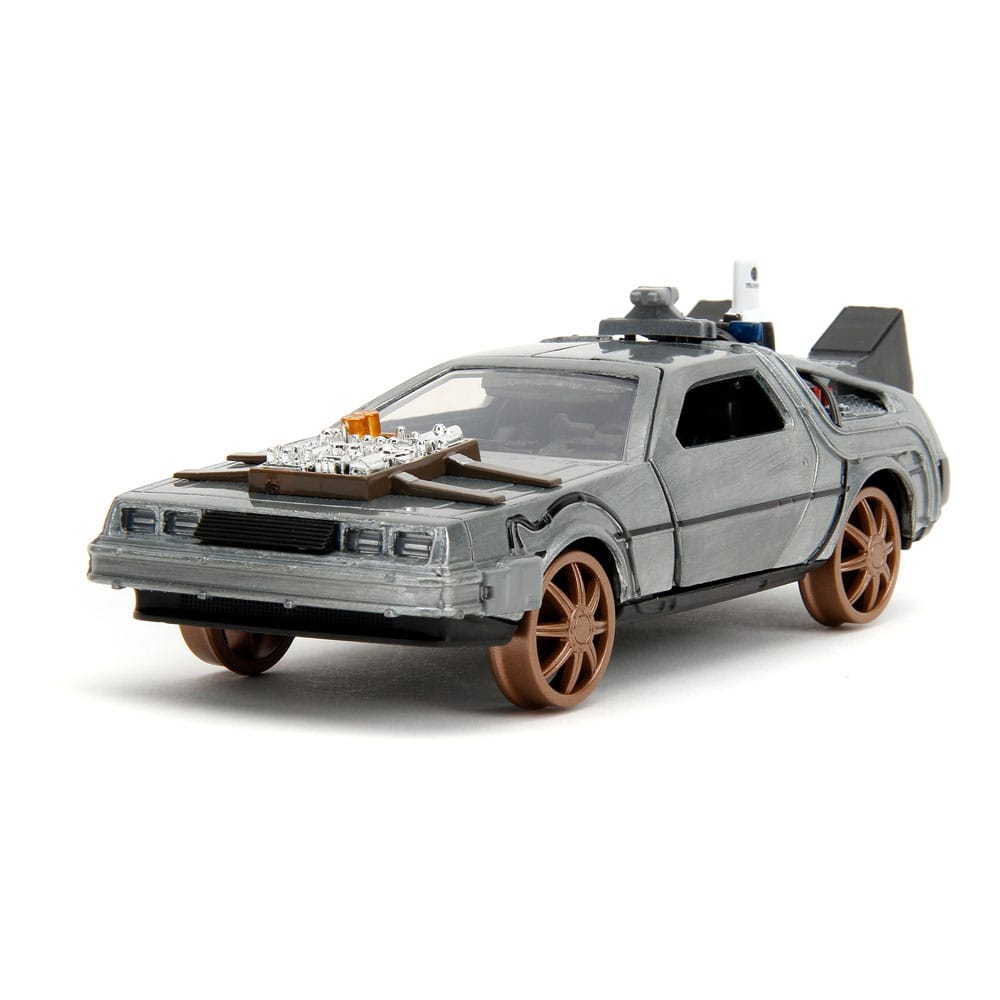 Zurück in die Zukunft III DeLorean Zeitmaschine Eisenbahnräder 1/32