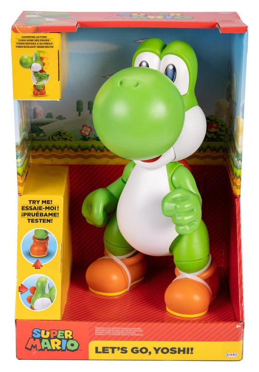 Super Mario Talking Action Figure Let's Go! YOSHI