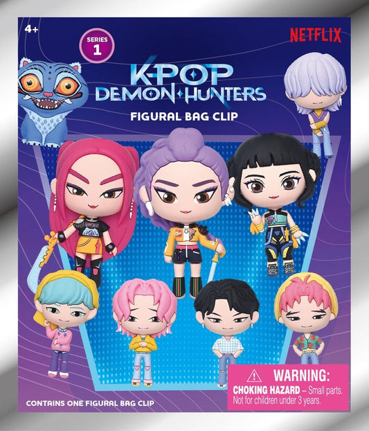 Kpop Demon Hunters 3D Foam BAG CLIPS