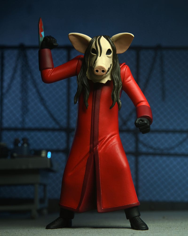 Saw l'Enigmista Toony Terrors Action Figure JIGSAW Killer (Red Robe)