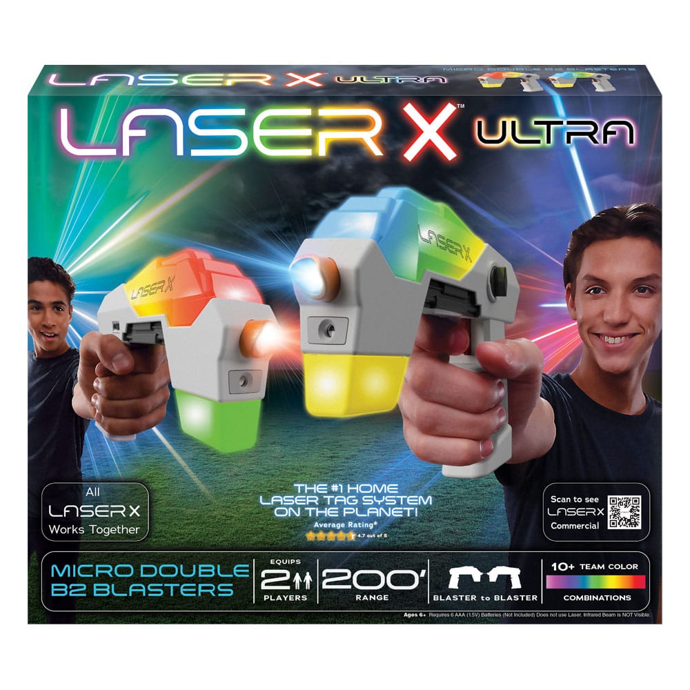 Laser X Ultra Micro B2 Blaster – 2er-Set Laserpistolen