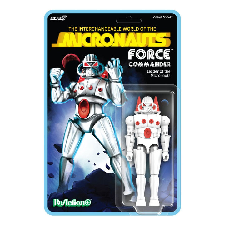 Micronauts ReAction+ Action Figure FORCE COMMANDER