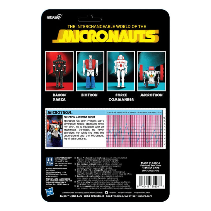 Micronauts ReAction+ Action Figure MICROTRON