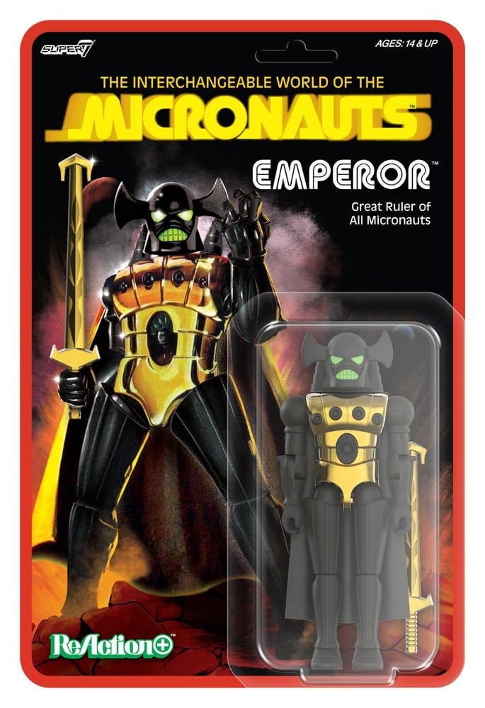 Micronauts ReAction+ Action Figure Wave #03 EMPEROR