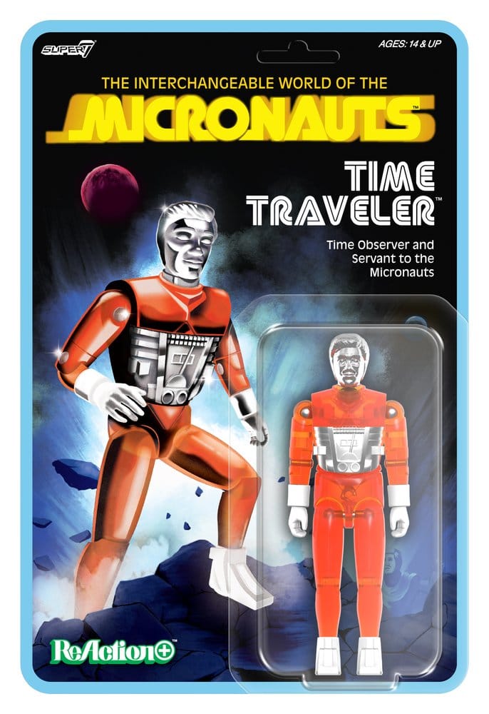 Micronauts ReAction+ Action Figure Wave #03 TIME TRAVELER