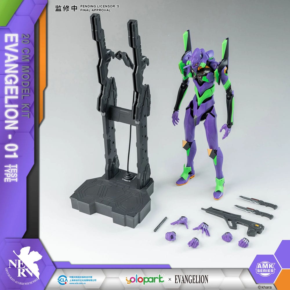 Evangelion Model Kit AMK Series Unit EVA TEST TYPE-01