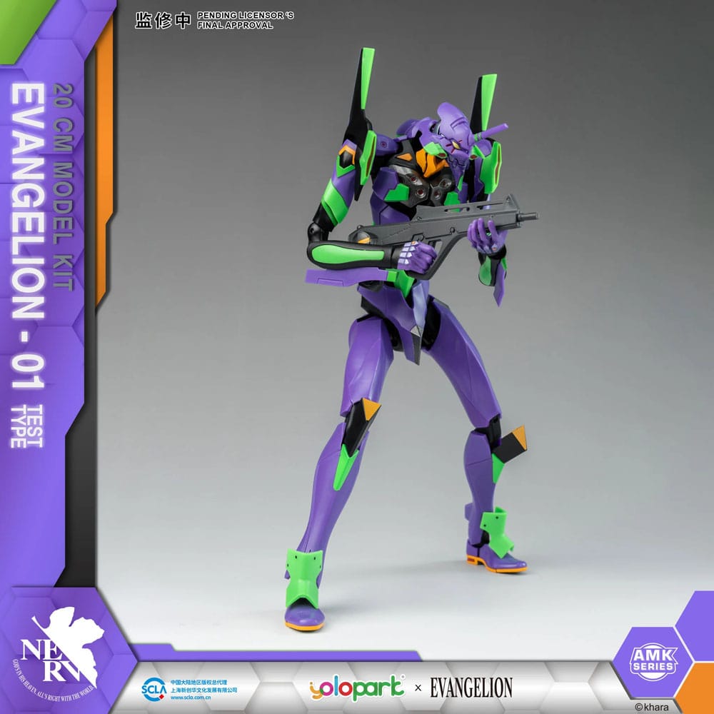 Evangelion Model Kit AMK Series Unit EVA TEST TYPE-01