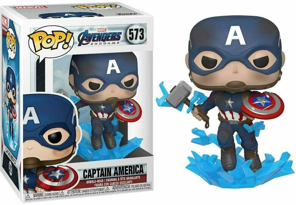 Avengers Endgame POP! CAPTAIN AMERICA #573 Mjölnir