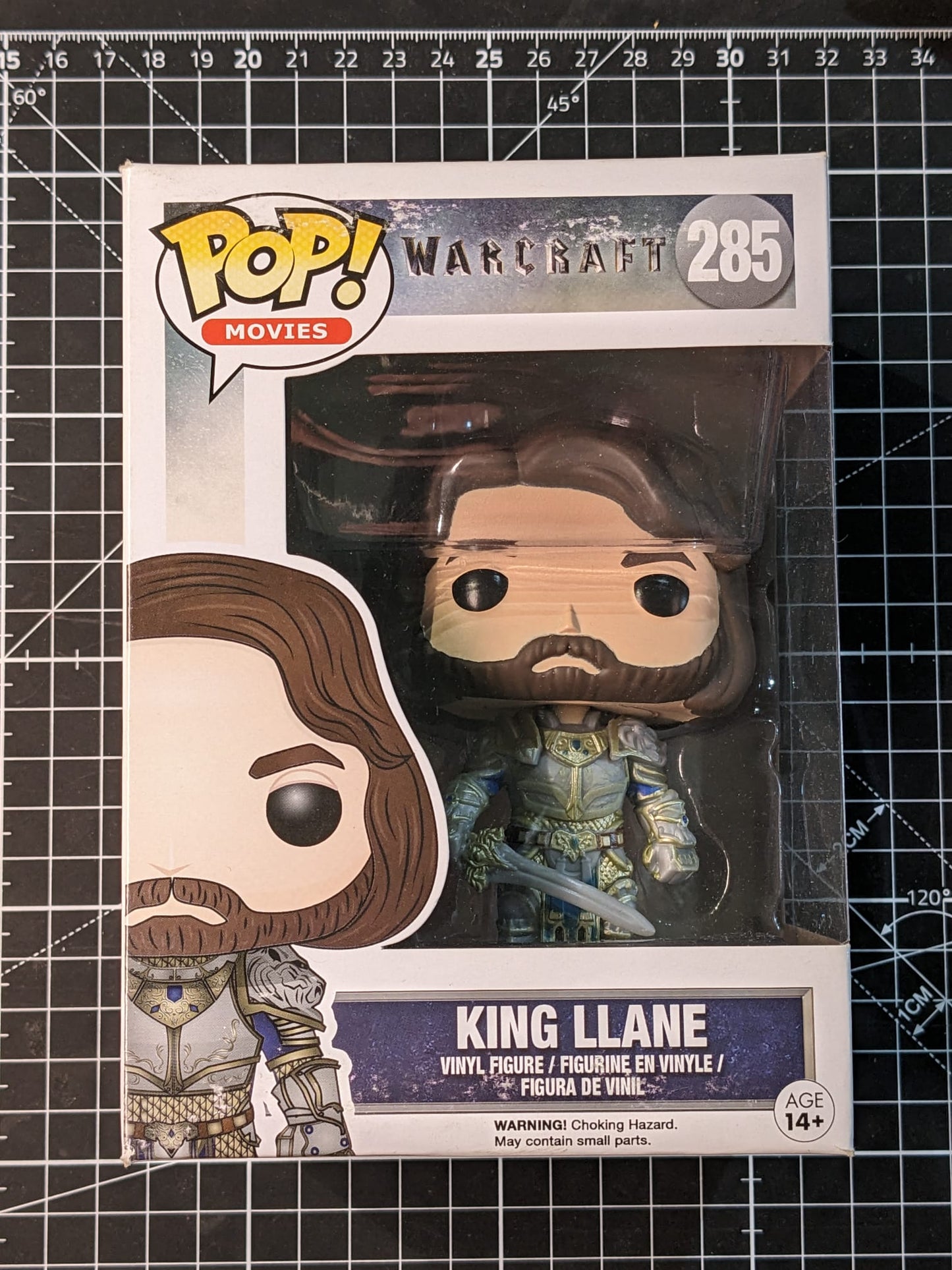 Warcraft King Llane 285 damaged box