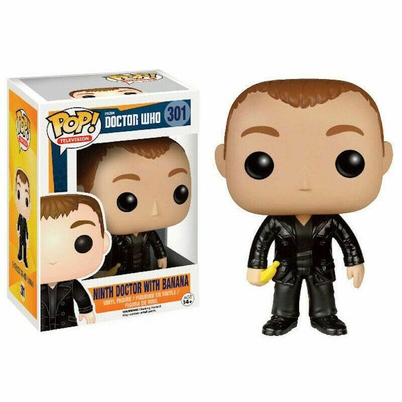 Doctor Who POP! NINTH DOCTOR With Banana #301 Exclusive