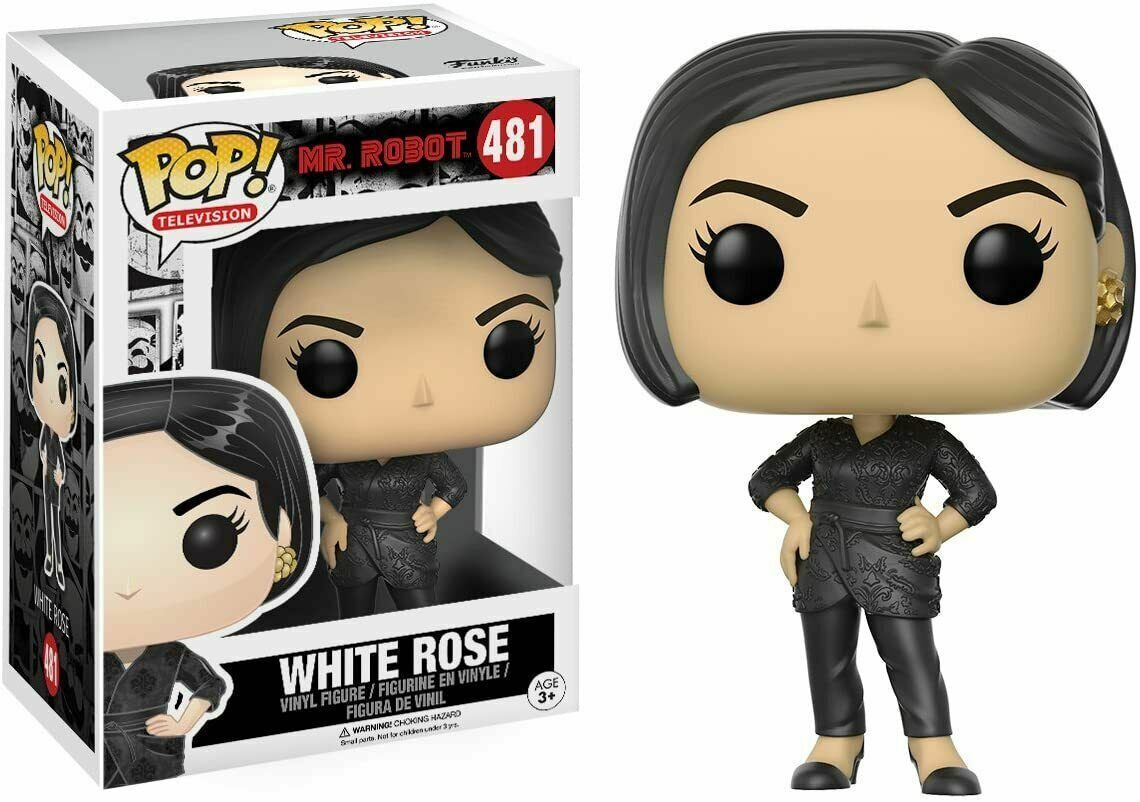 Mr Robot POP! WHITE ROSE #481