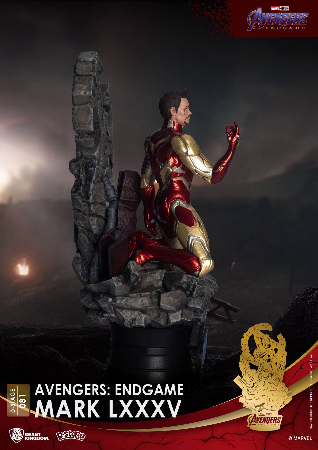 Avengers Endgame - Diorama Mark LXXXV