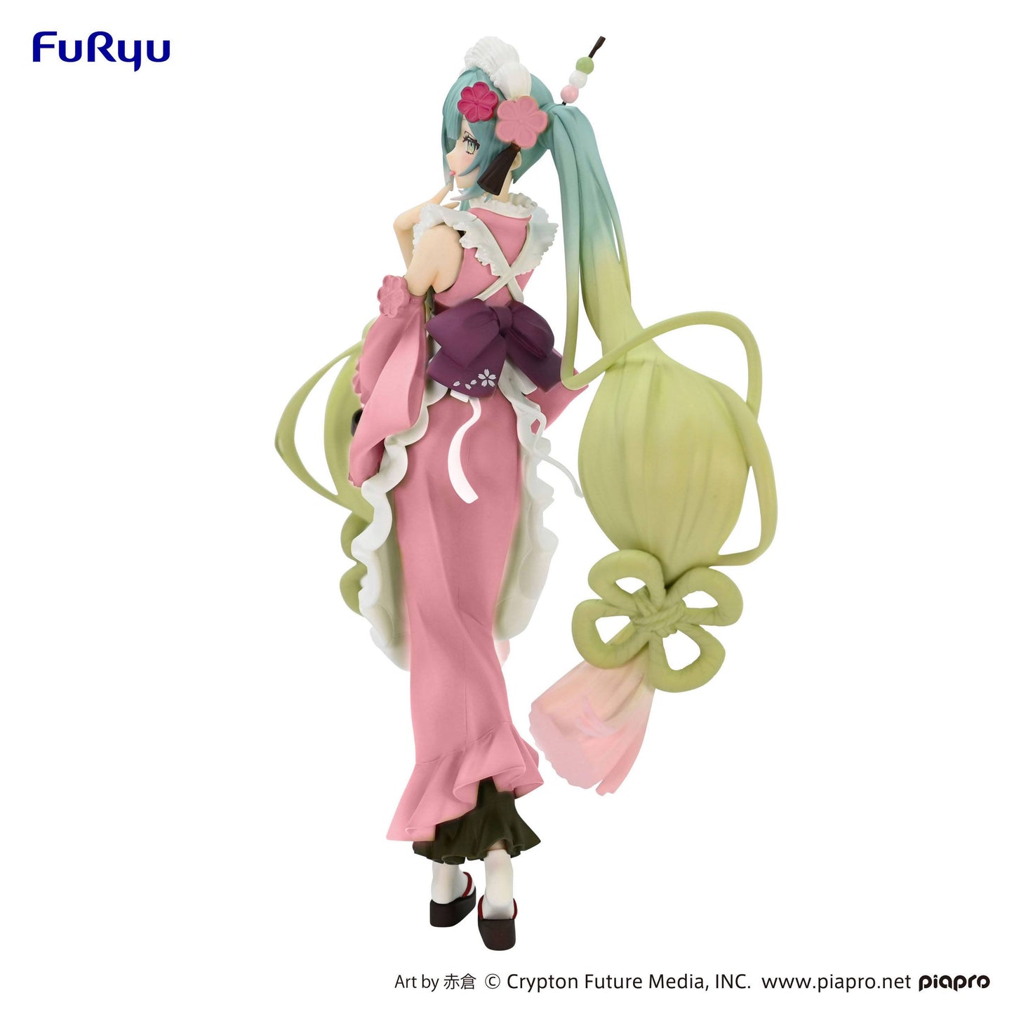 Hatsune Miku Figure Matcha Green Tea Parfait