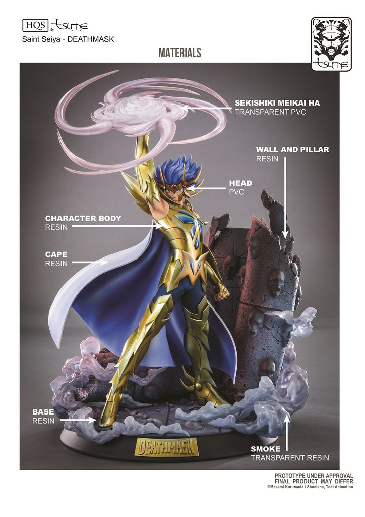 Saint Seiya - Tsume Statue HQS CANCER TODESMASKE