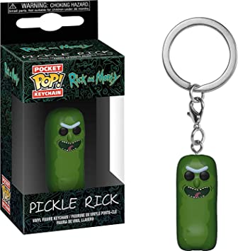Rick And Morty Pocket POP! Portachiavi PICKLE RICK CETRIOLO