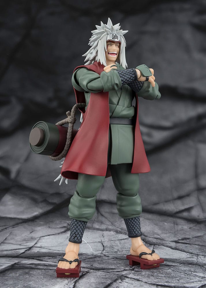 Naruto S.H.Figuarts Action Figure JIRAIYA HIDDEN LEAF HEROIC MASTER SAGE (SAGE MODE SET)