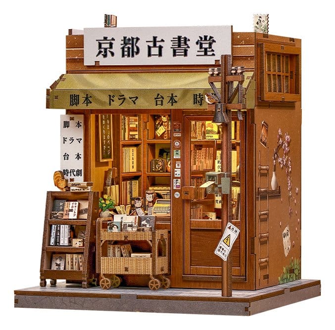 Miniature House Model Kit Antique Bookery of Kyoto
