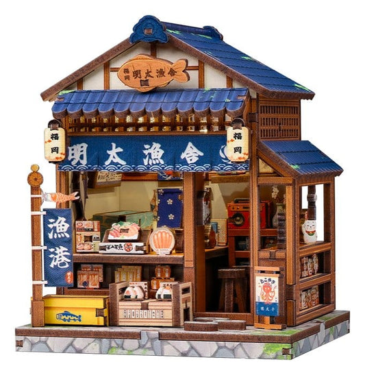Miniature House Model Kit Fukuoka Mentaiko Kitchen