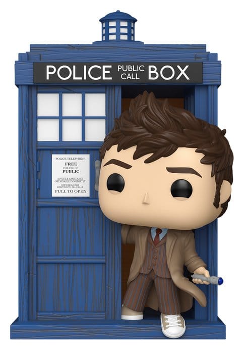 Doctor Who POP! Rides Deluxe Vinyl TENTH DOCTOR WITH TARDIS