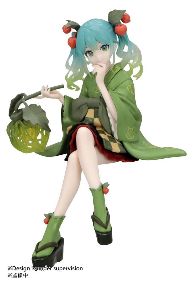 Hatsune Miku Noodle Stopper Figure FLOWER FAIRY WINTER CHERRY GREEN COLOR VER.