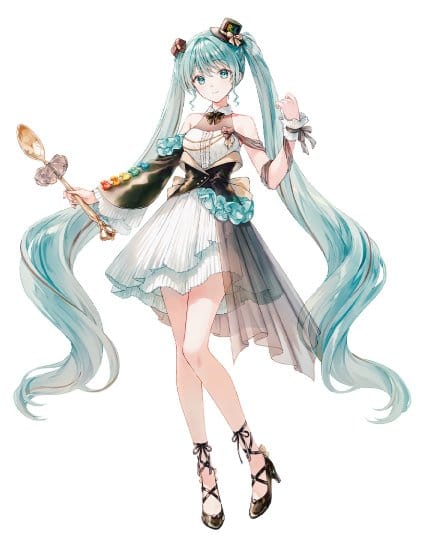 Hatsune Miku x Tirol Choco Collaboration Figure COFFEE NOUGAT VER.