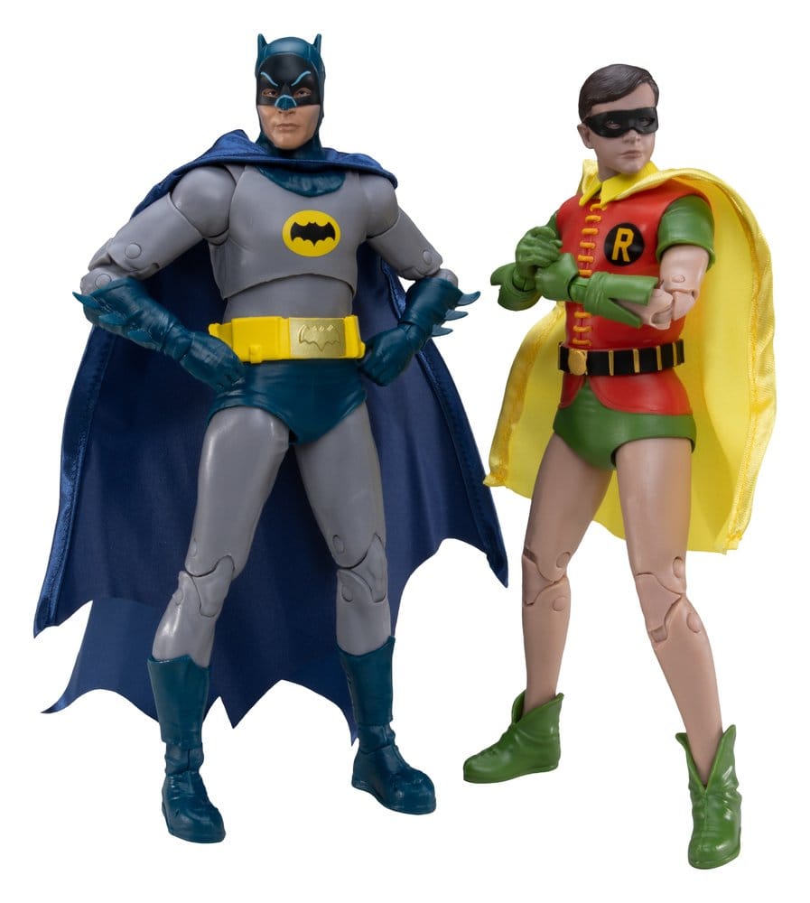 Batman Classic TV Series DC Multiverse McFarlane Collector Edition Action Figure 2-PACK BATMAN AND ROBIN