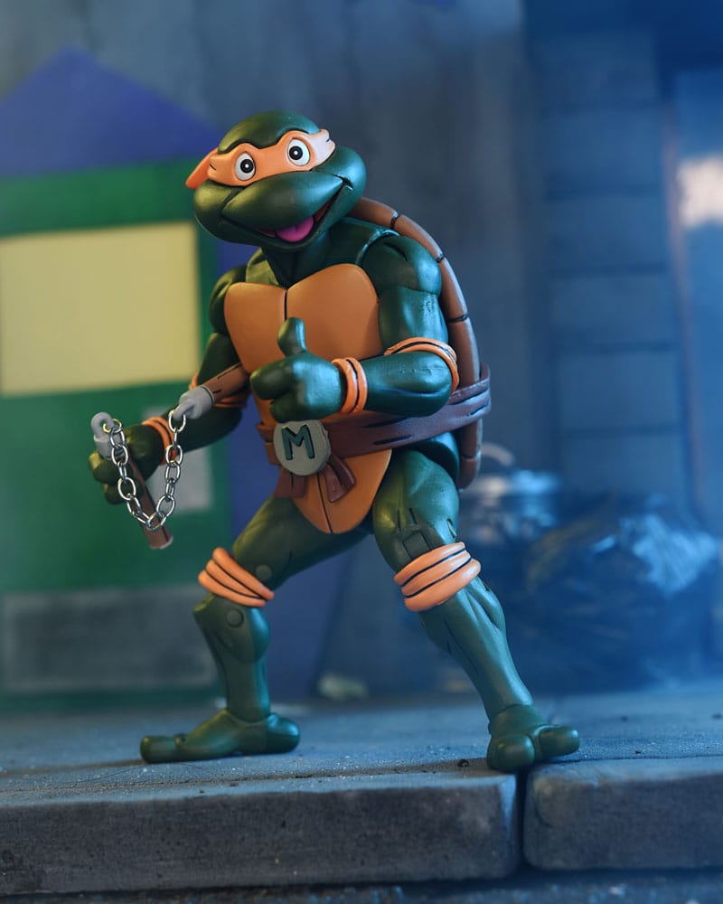 Teenage Mutant Ninja Turtles (1987 Cartoon) Action Figure ULTIMATE MICHELANGELO (VHS)