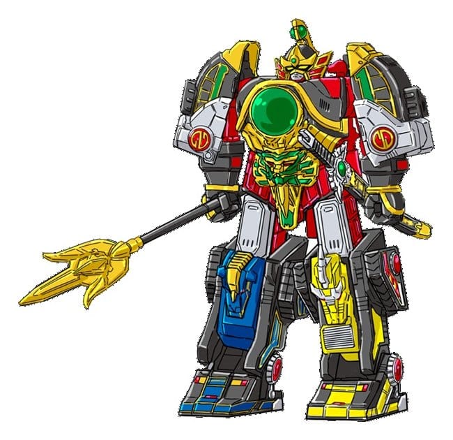 Mighty Morphin Power Rangers Thunder Megazord with Mega Power Sword Action Figure