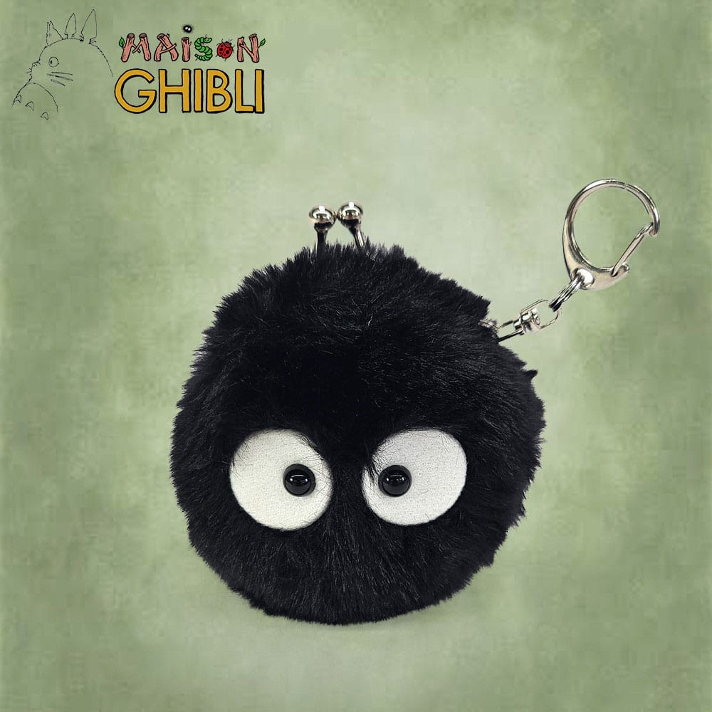 My Neighbor Totoro Funwari Mini Plush Coin Purse Soot Sprite