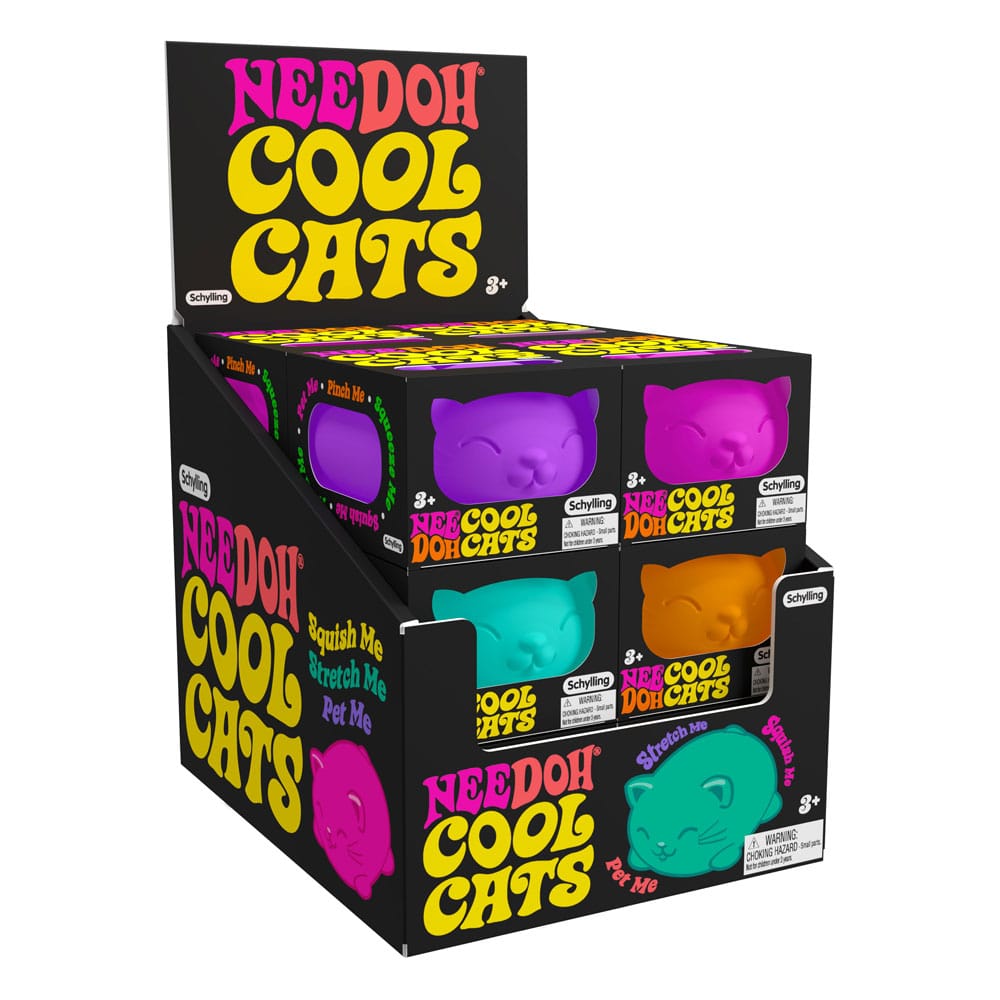 NeeDoh Squeeze Figures Cool Cats