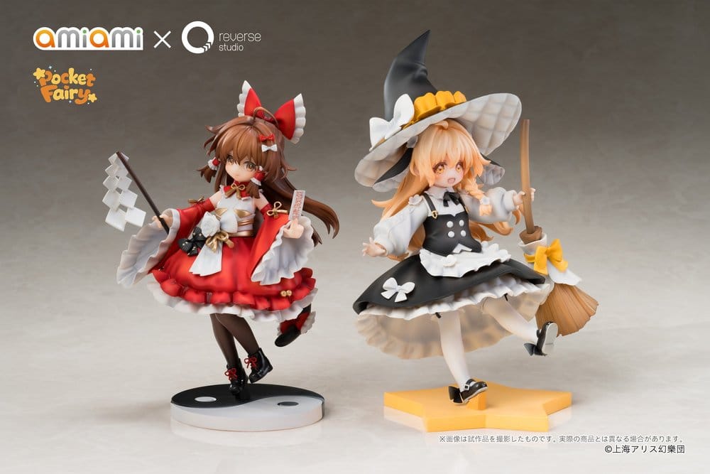 Touhou Project Reverse Palm Spirit Figures 2-PACK REIMU HAKUREI & MARISA KIRISAME - 2