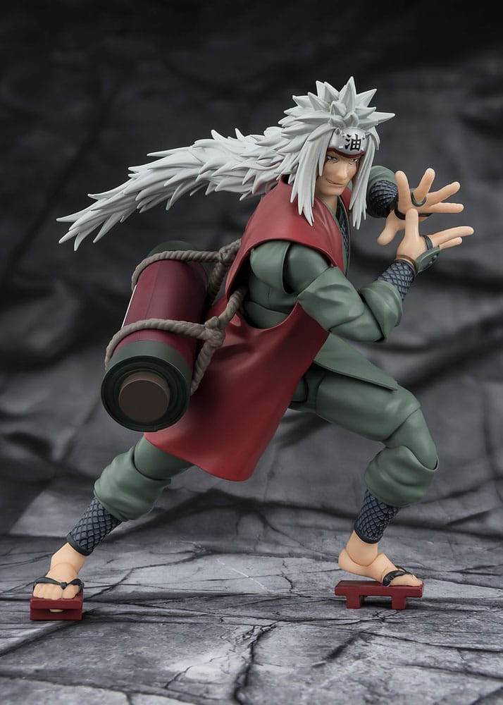 Naruto S.H.Figuarts Action Figure JIRAIYA HIDDEN LEAF HEROIC MASTER SAGE (SAGE MODE SET) - 2